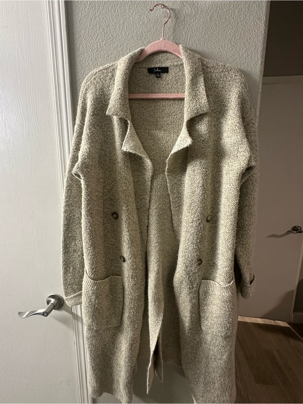 Lulus Cuddle Club Beige Marled Long Sleeve
Coatigan